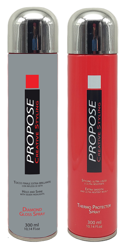 PROPOSE DIAMOND GLOSS E PROPOSE THERMO PROTECTOR SPRAY