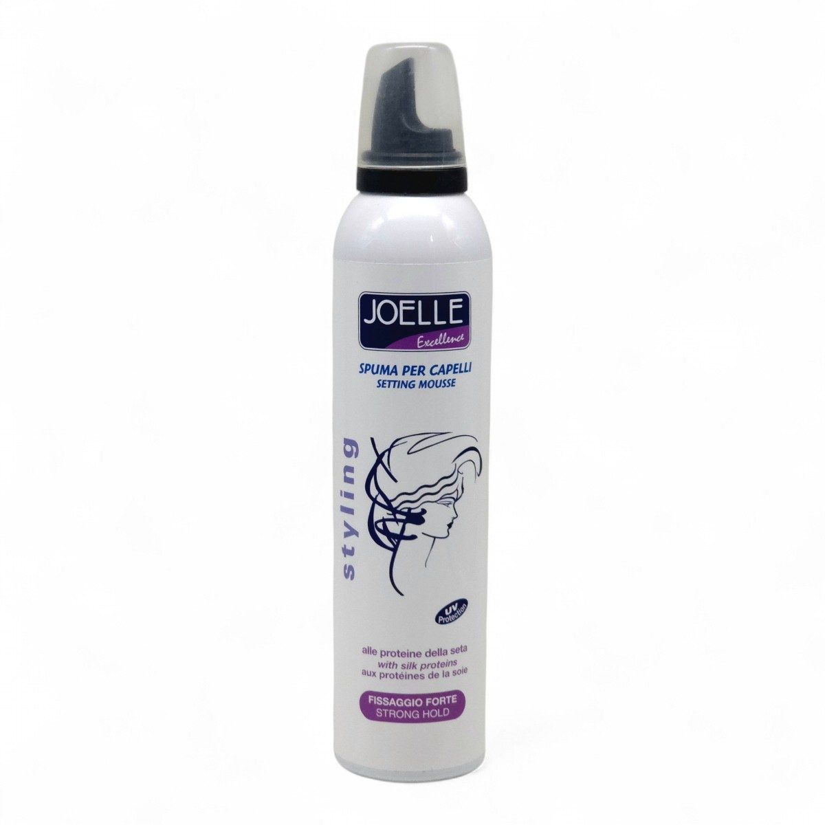 La Mousse Fissaggio Forte Joelle Excellence è stata studiata per trasformare la texture del capello, regalando volume immediato e un sostegno deciso che parte dalle radici