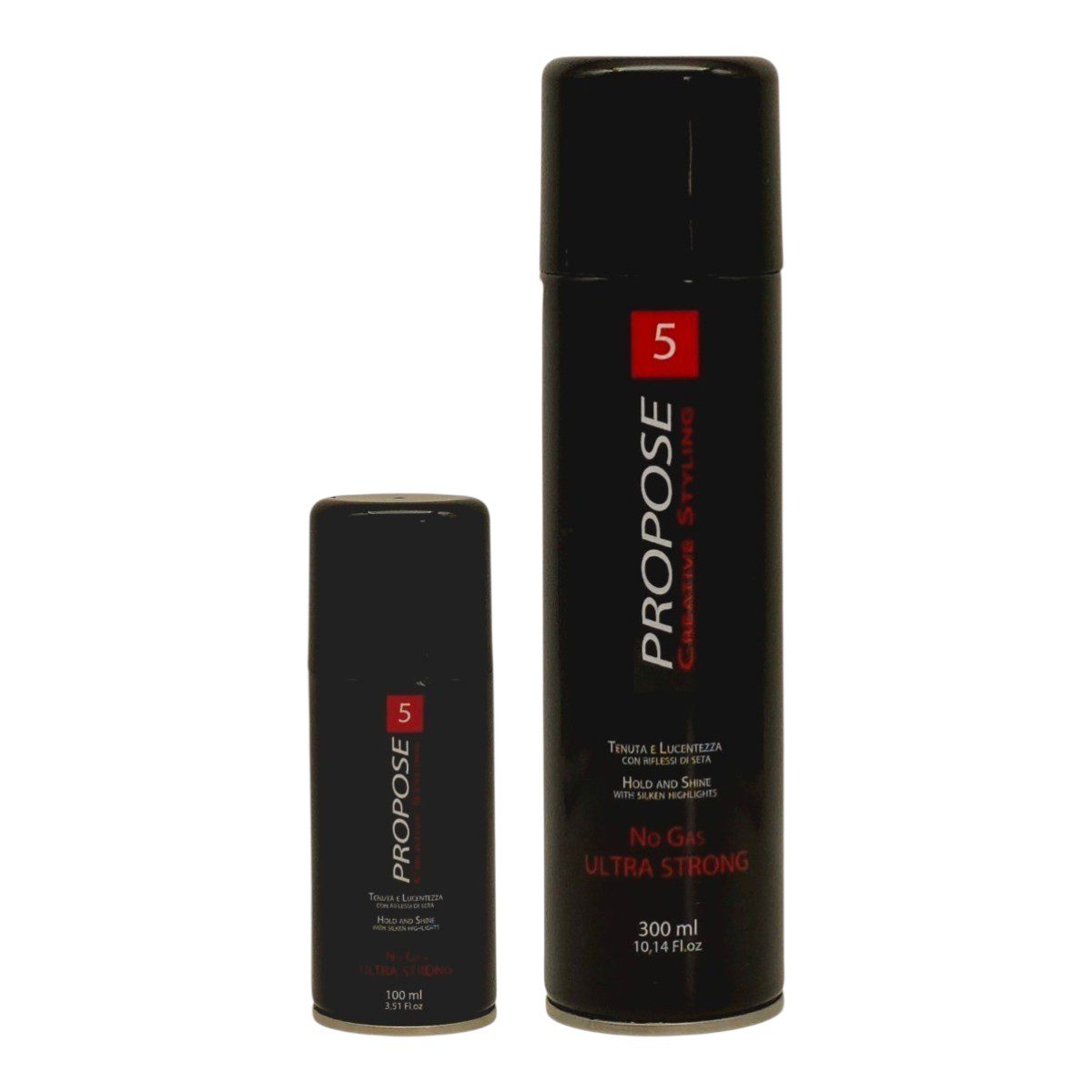 Hairspray No Gas ULTRA STRONG hold Lacca no gas spray fissaggio ULTRA FORTE Tenuta e Lucentezza