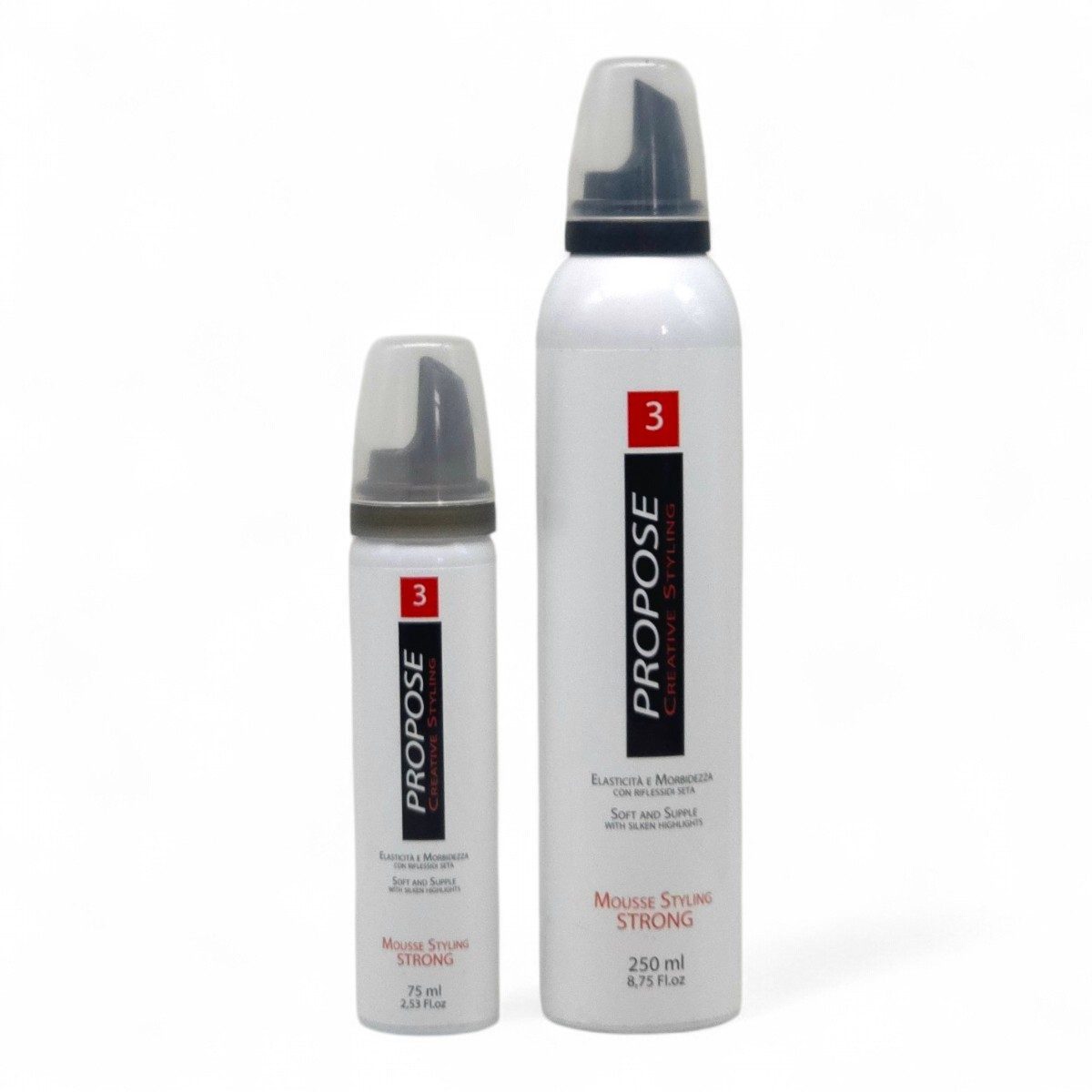 Hair Mousse strong hold Schiuma – fissaggio FORTE Struttura & Controllo Totale
